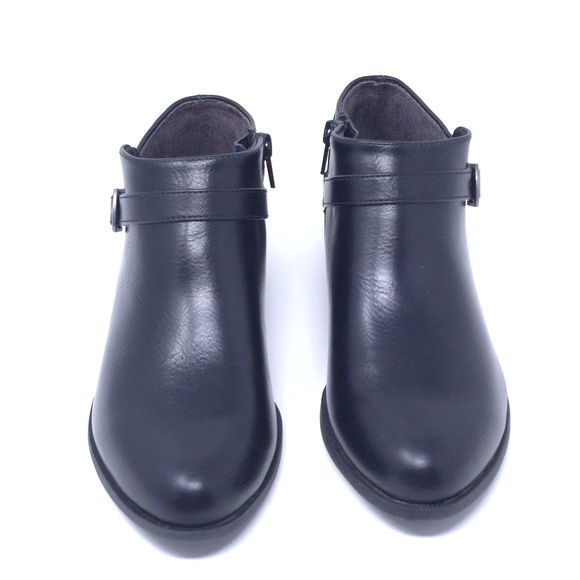 LifeStride Alexander Block Heel Ankle Booties Black 6.5 W - Picture 7 of 10